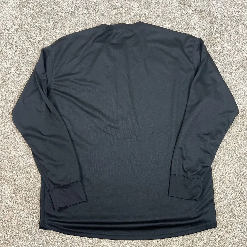 Weatherproof Shirt Men's XXL Black Long Sleeve Performance Lightweight - Picture 5 of 9